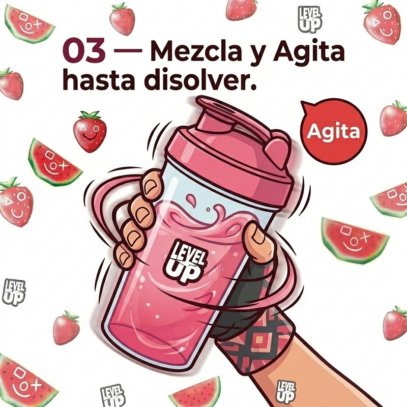 Paso 3: Agita