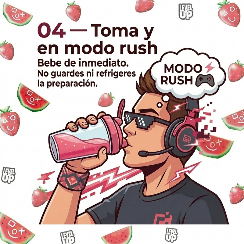 Paso 4: Toma y entra en modo rush